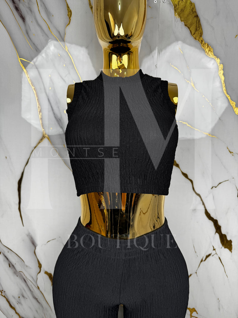 Conjunto casual de pantalon holgado