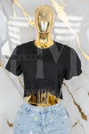 Blusa con detalle de encaje