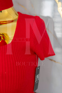 Blusa casual con botones con liston