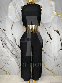 Conjunto casual de pantalon holgado