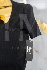 Blusa casual con botones con liston