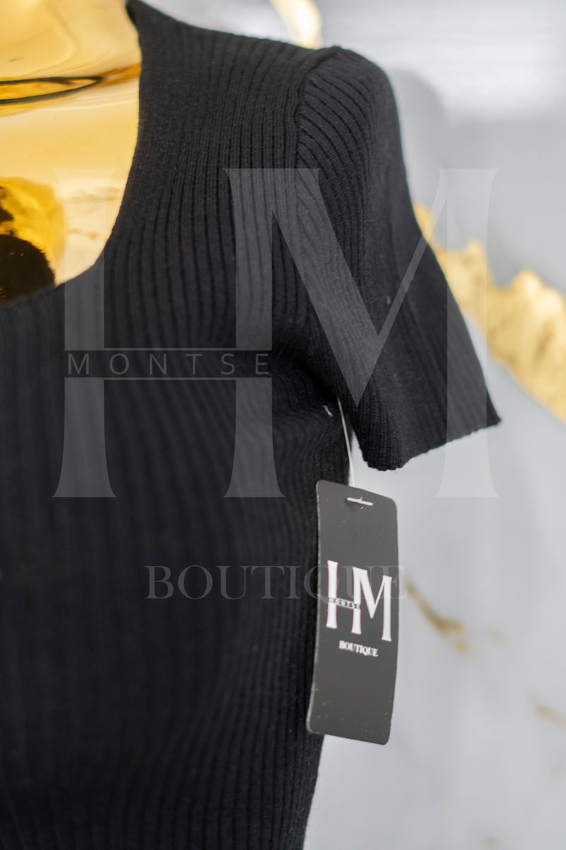 Blusa casual con botones con liston
