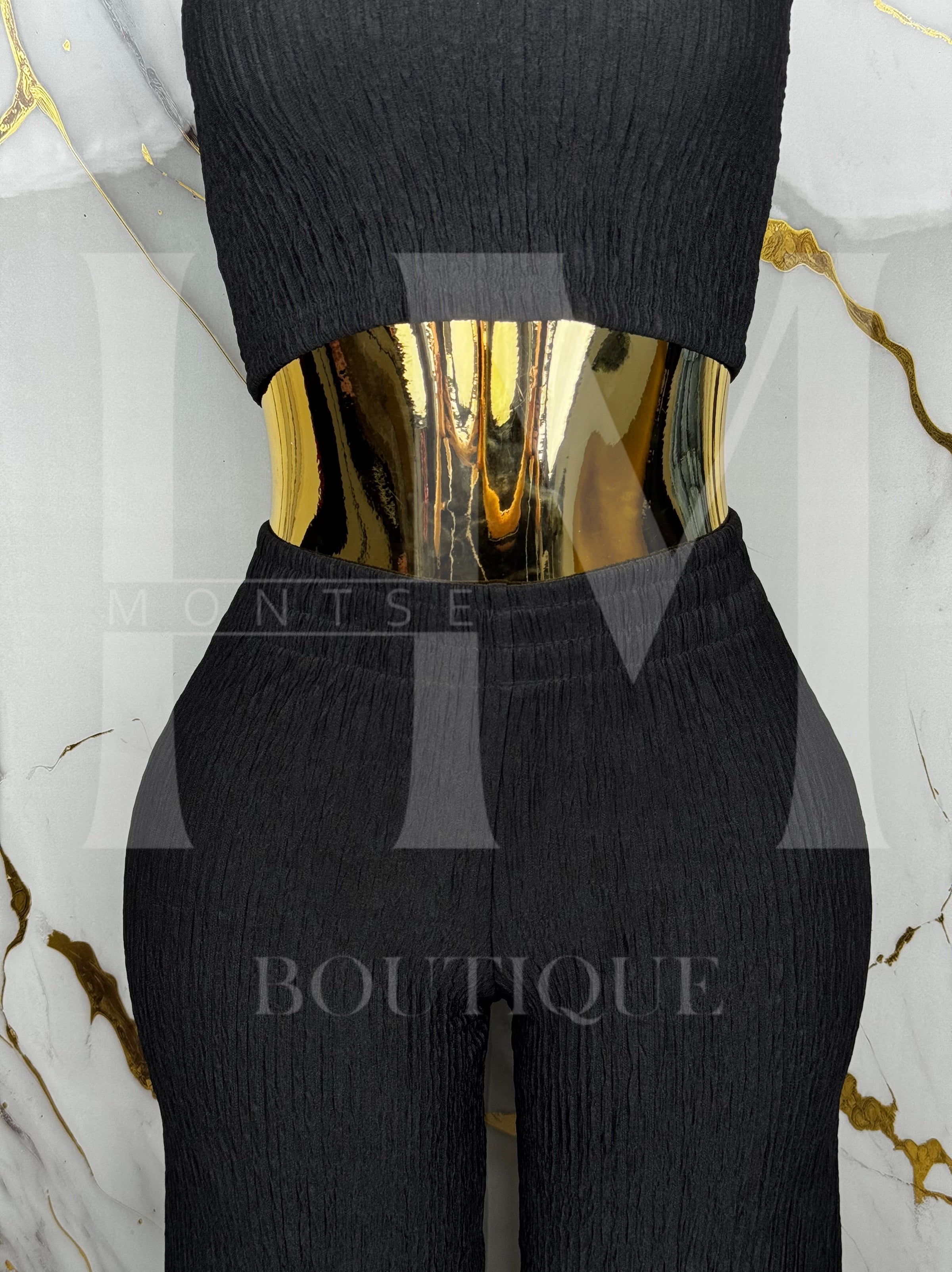 Conjunto casual de pantalon holgado
