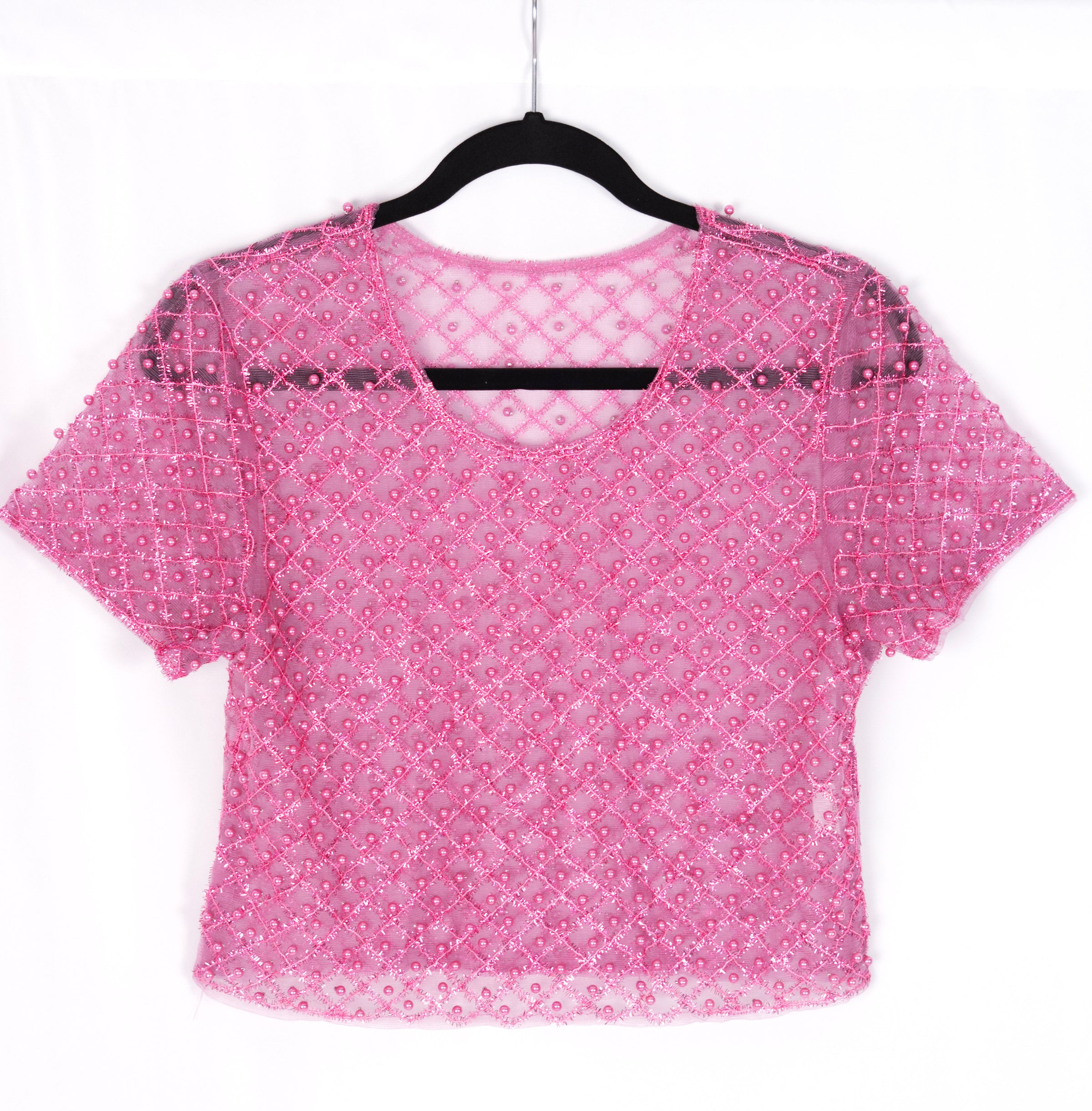 Blusa de piedras manga corta