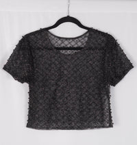 Blusa de piedras manga corta