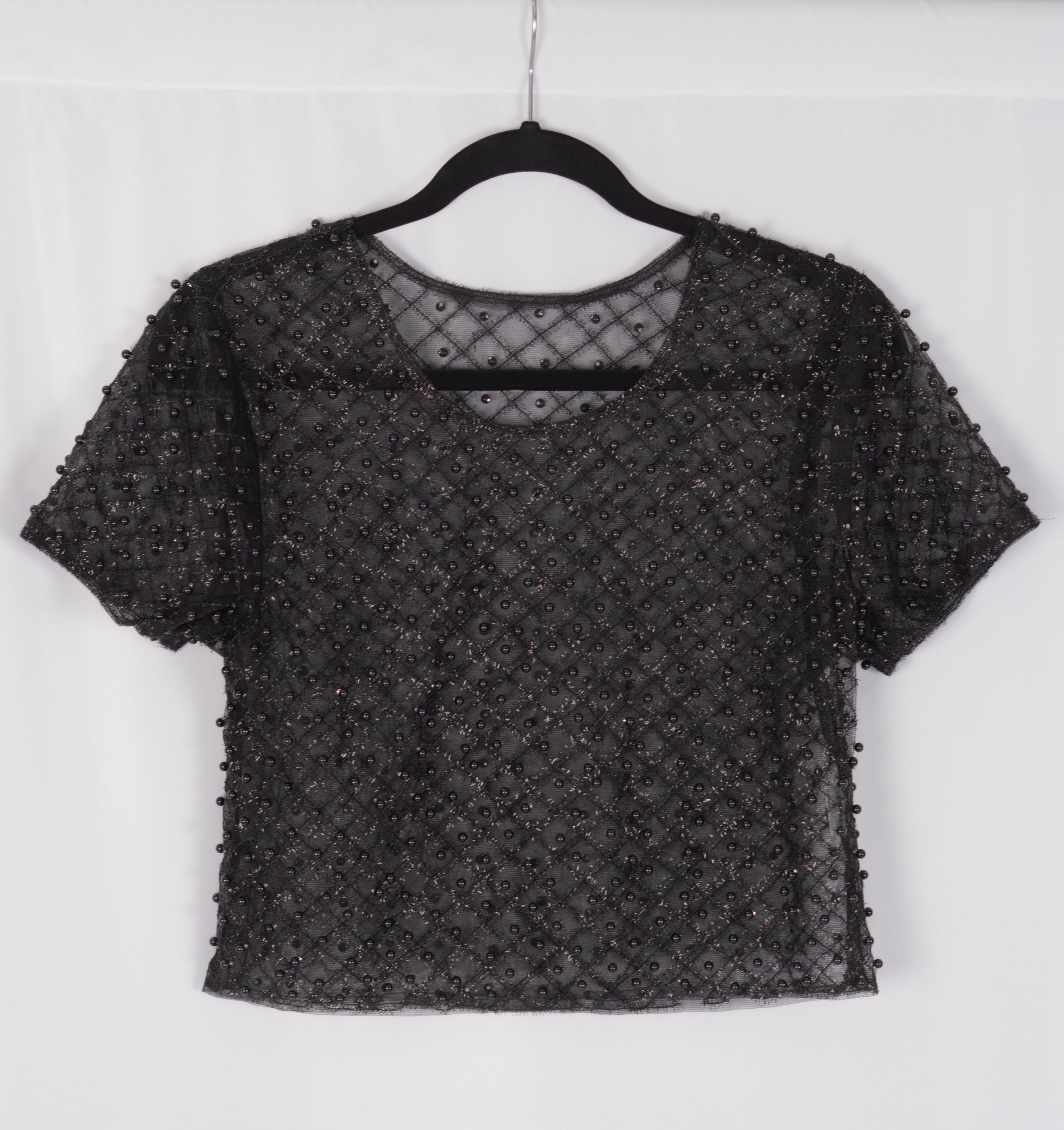 Blusa de piedras manga corta