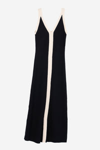 Vestido largo con tirante ancho
