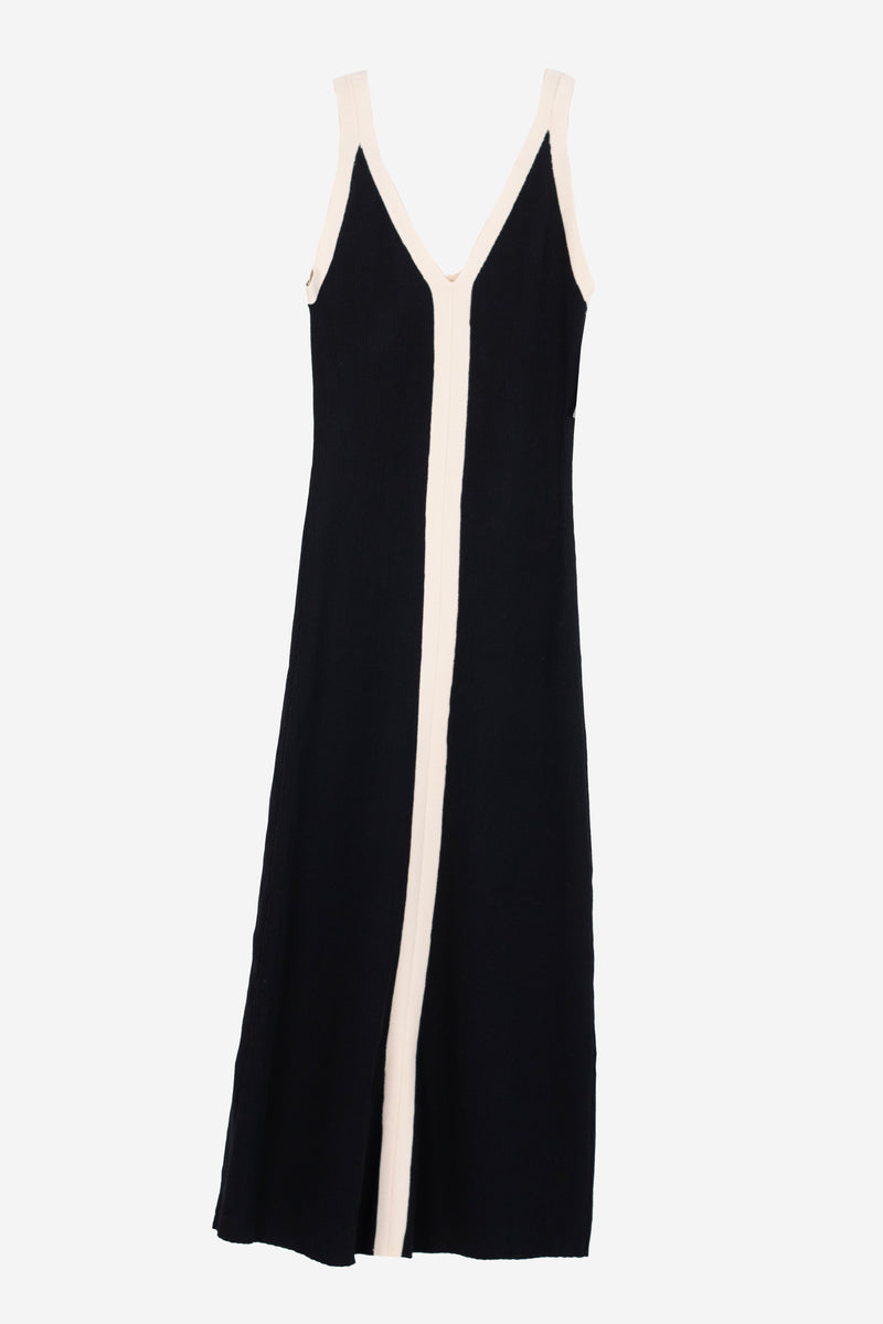 Vestido largo con tirante ancho