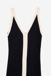 Vestido largo con tirante ancho