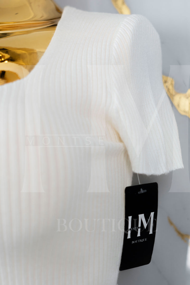 Blusa casual con botones con liston