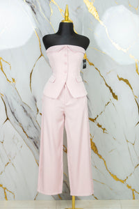 Conjunto formal strapless