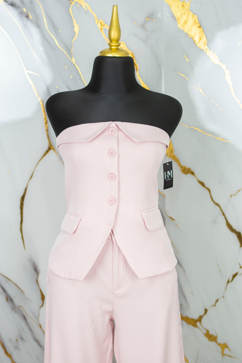 Conjunto formal strapless