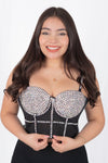 Corset con piedras