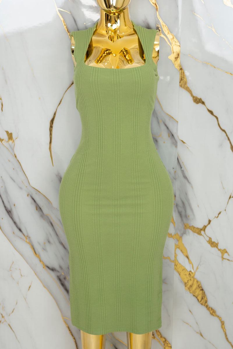 Vestido casual con tirante ancho