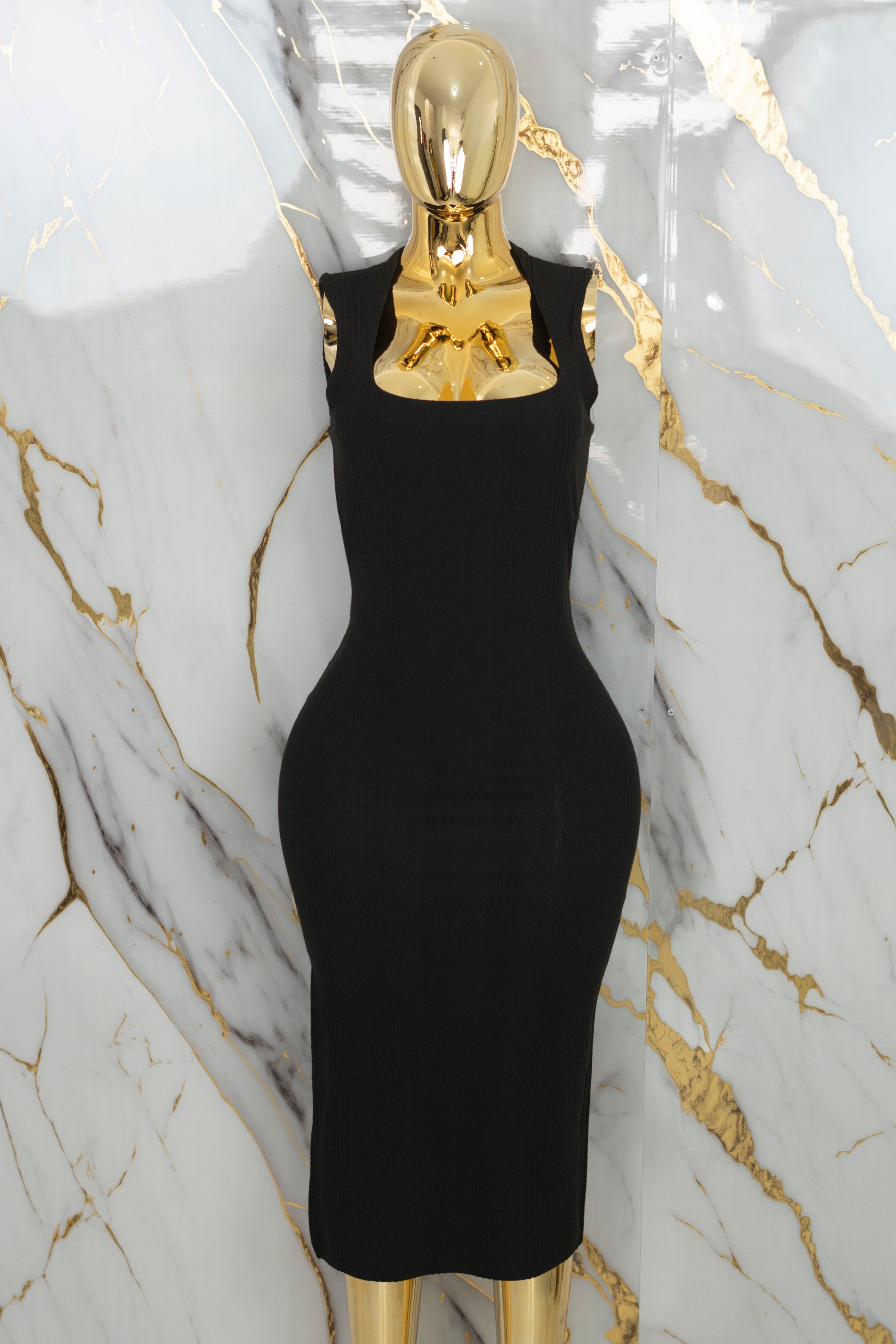 Vestido casual con tirante ancho