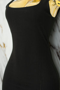 Vestido casual con tirante ancho