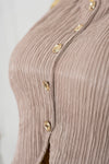 Conjunto de pantalón holgado y botones
