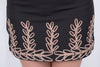 Conjunto de short falda con detalles bordados