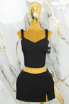 Conjunto con detalle de moños