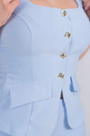 Conjunto formal de short falda