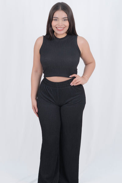 Conjunto casual de pantalon holgado