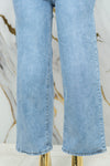 Pantalon de mezclilla con detalle en perlas
