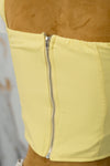 Corset con flor en hombro