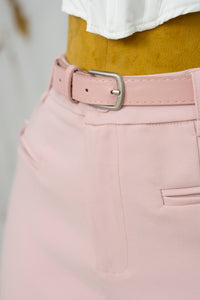 Short de vestir con cinto