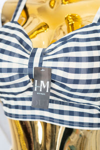 Conjunto de falda larga a rayas