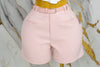 Short de vestir con cinto