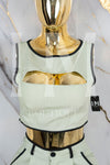 Conjunto casual con escote en pecho y copas
