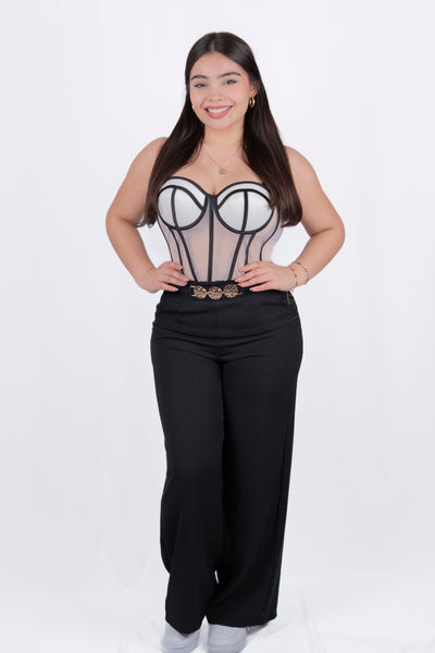 Pantalón de vestir ancho