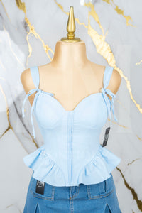 Corset liso de tirantes