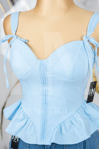 Corset liso de tirantes