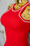 Vestido largo pegado