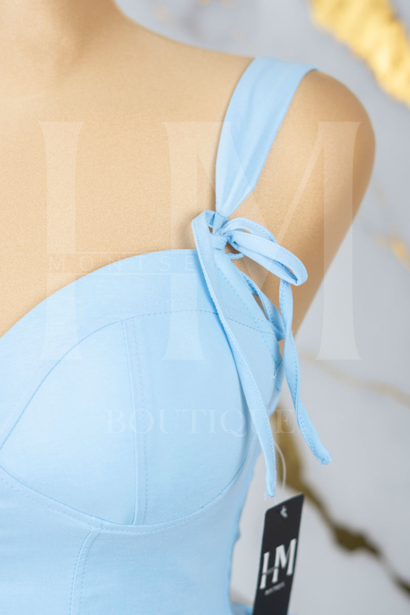 Corset liso de tirantes