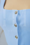 Conjunto formal de short falda
