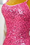 Vestido corto de lentejuelas