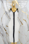Vestido largo con tirante ancho