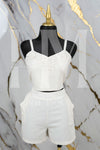 Conjunto con detalles bordados