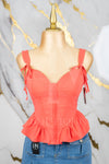 Corset liso de tirantes