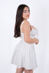 Vestido corto con tipo corset