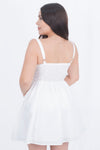 Vestido corte princesa corto