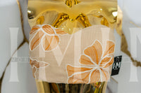 Conjunto con flores bordadas