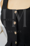 Conjunto formal de short falda