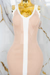 Vestido largo con tirante ancho