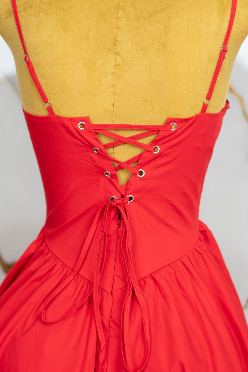 Vestido princesa con tipo corset
