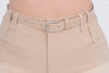 Short de vestir con cinto