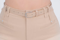 Short de vestir con cinto