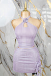 Conjunto de brillo con detalles de flor